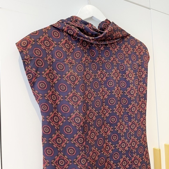 BNWT Club Monaco Drape Neck Dress - Picture 11 of 13